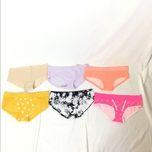 PINK Victoria's Secret Intimates & Sleepwear - Victoria’s Secret Pink Panties Lot Of 6 Hipster PINK Victoria's Secret Intimates & Sleepwear - Victoria’s Secret Pink Panties Lot Of 6 Hipster